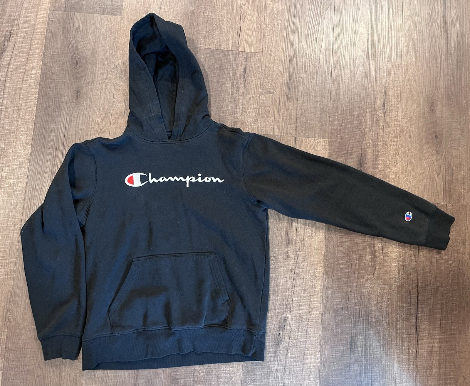 Champion Boys Hoodie, Size XL Black