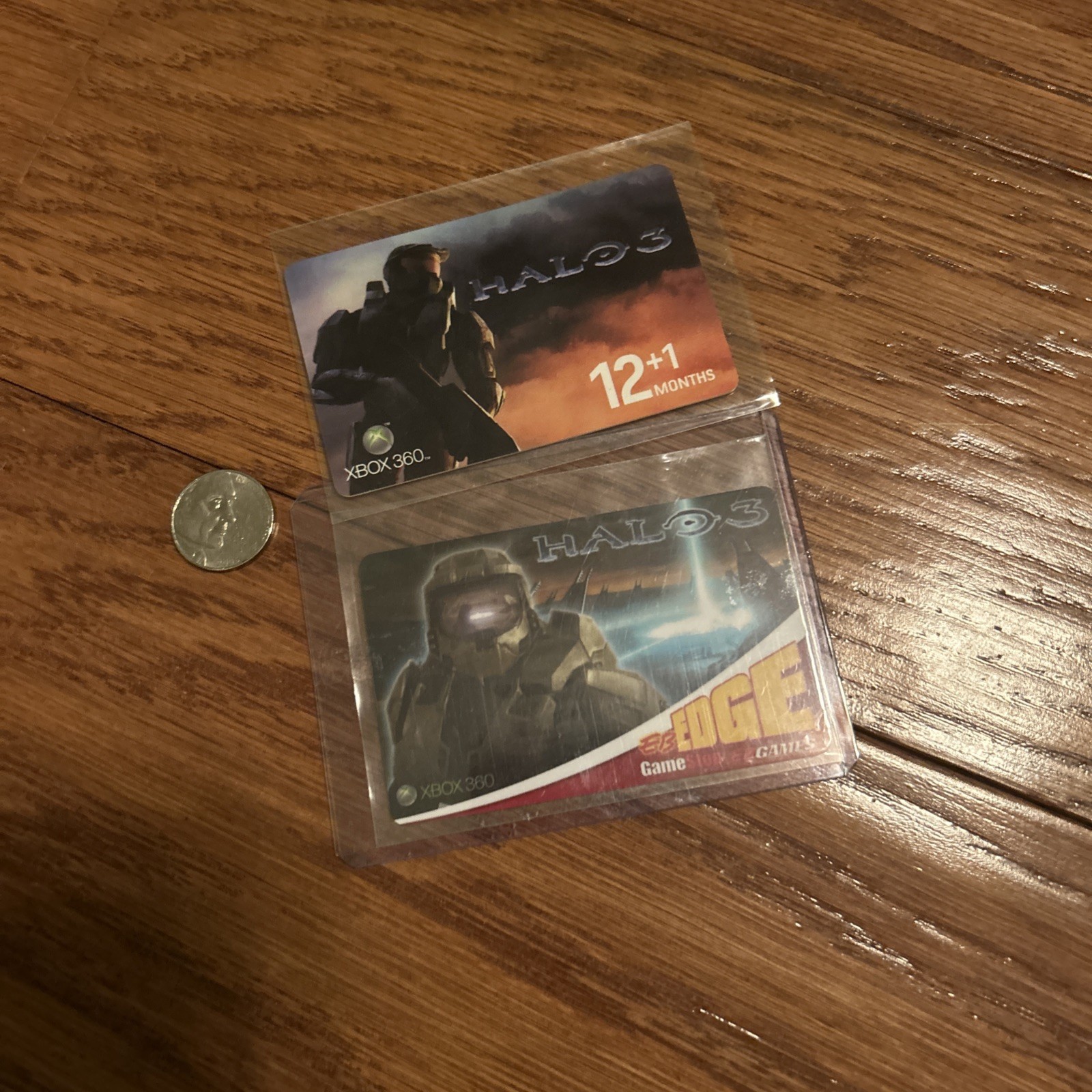 Halo 3 EB Games Card And 12 Month Gold Card