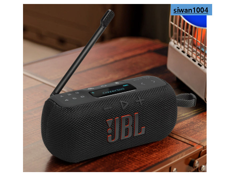 JBL Tuner 3 Portable Bluetooth Speaker with FM/DAB+ Radio  Black IP67 Waterproof