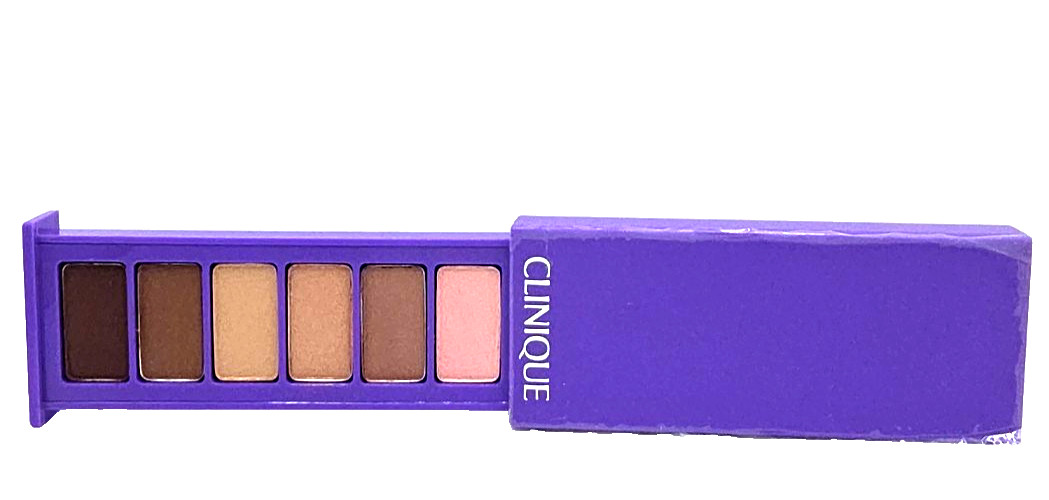 Clinique All About Shadow Palette 6 Shades - Travel Size 0.12oz/3.6g - BRAND NEW