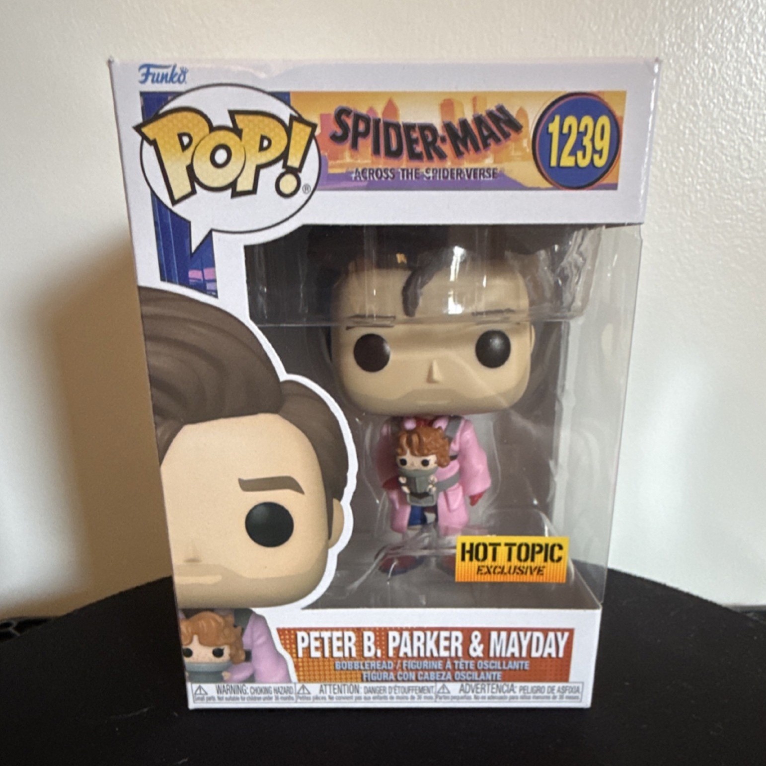 Funko Pop! Spider-Verse Peter B. Parker & Mayday #1239 Hot Topic Exclusive