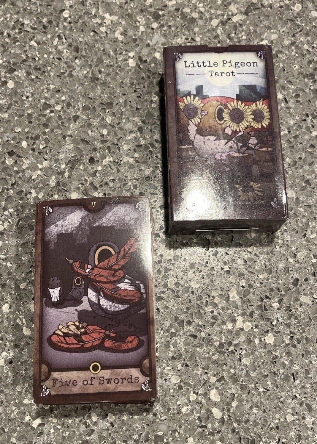 Little Pigeon Tarot Animal Tarot Cards Preowned ~ Deck Only