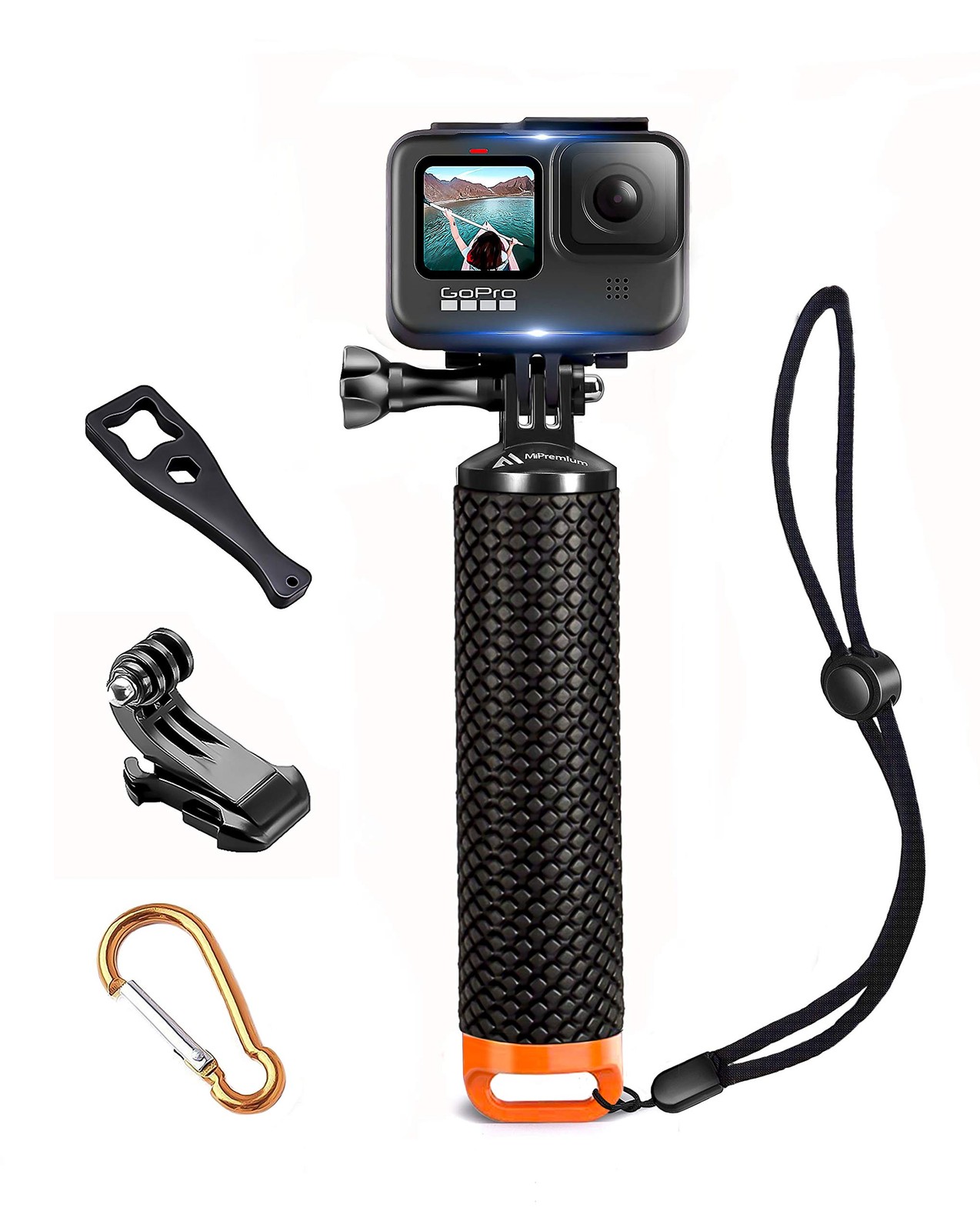 Floating Hand Grip Waterproof Monopod for GoPro Hero 13 12 11 10 9 8 7 6 5 4 ...