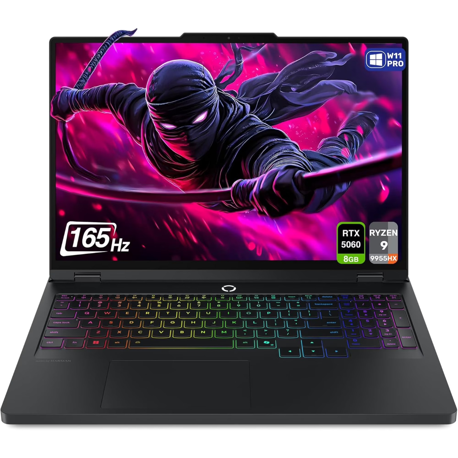 Lenovo Legion Pro 5 Gen 10 Gaming Laptop, AMD Ryzen 9-9955HX, 32 GB DDR5 RAM, 4