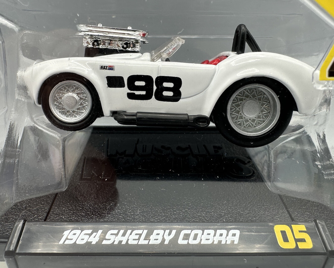 Muscle Machines 1964 Shelby Cobra O5 Die-Cast 1:64 Scale (Brand New)