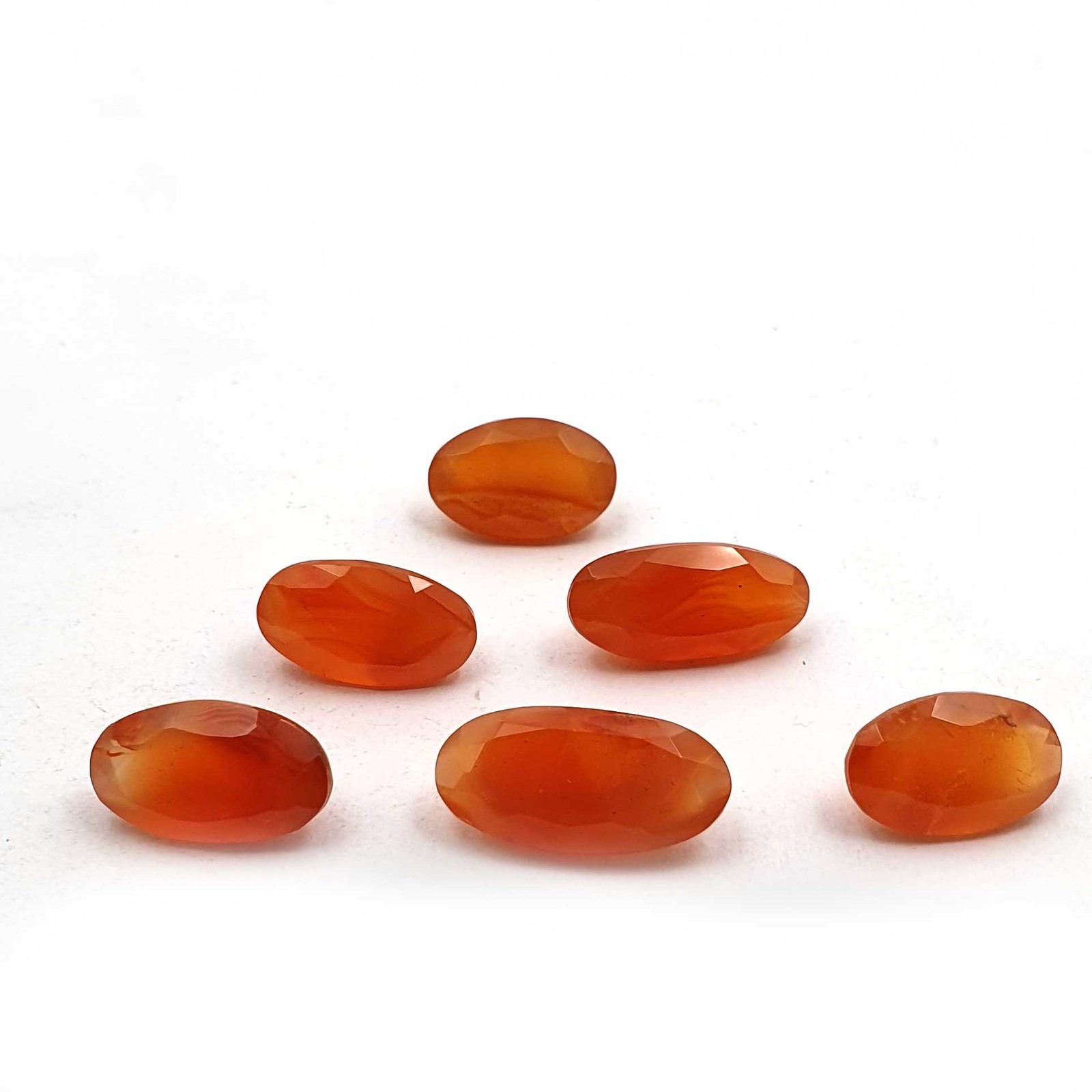 Natural Carnelian Oval Cut Loose Gemstone  Lot 11 Pcs 11*16-11*19 MM 102 CT