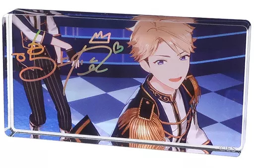 Arashi Narukami Acrylic Stand Ensemble Stars!! ES Music Garden Hologram Signed 7