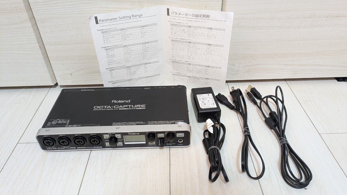 Roland UA-1010 Octa-Capture USB Interface Tested Working w/ AC Adapter Japan