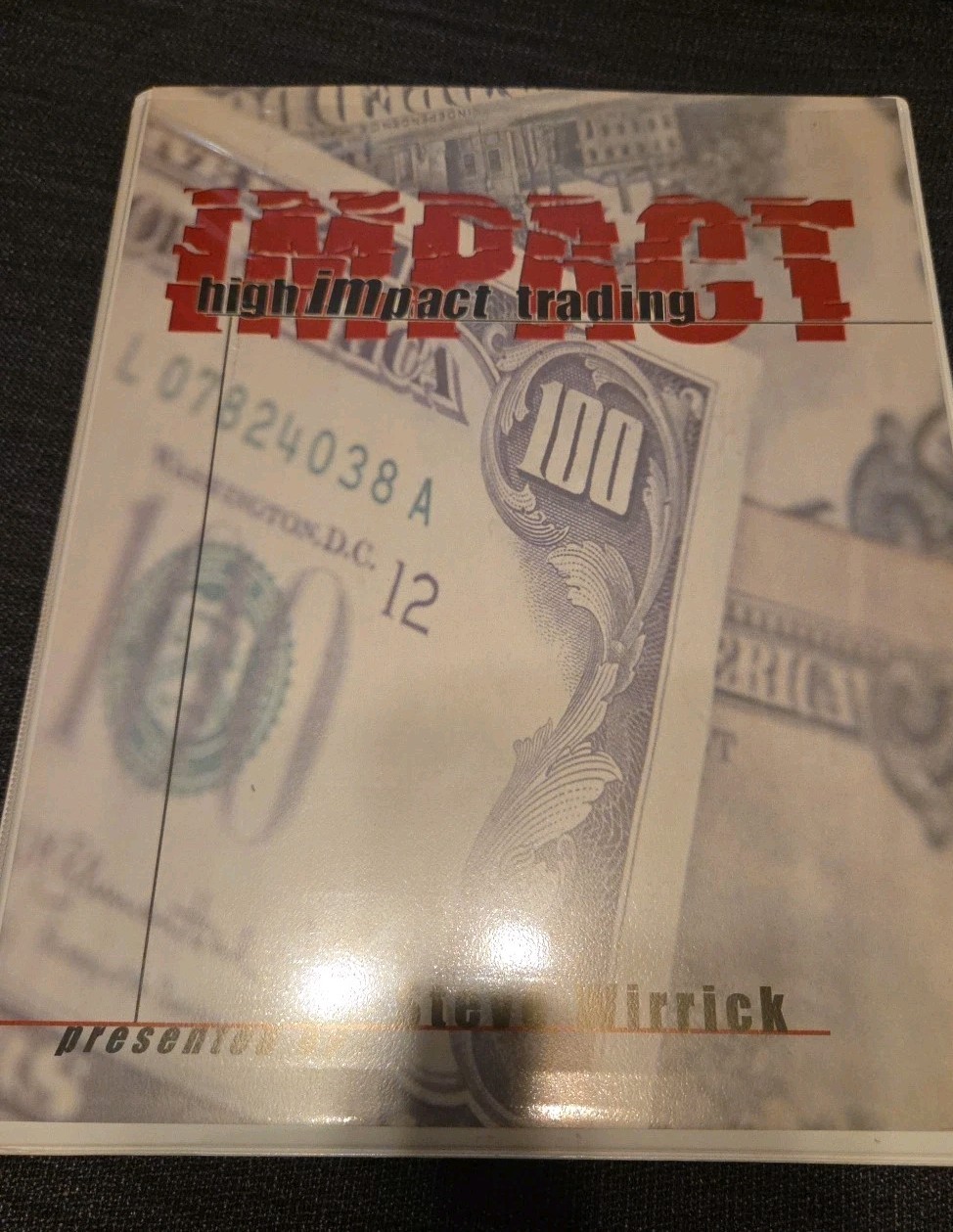 High Impact Trading Special Report Commandments Of Trading By Steve Wirrick EUC
