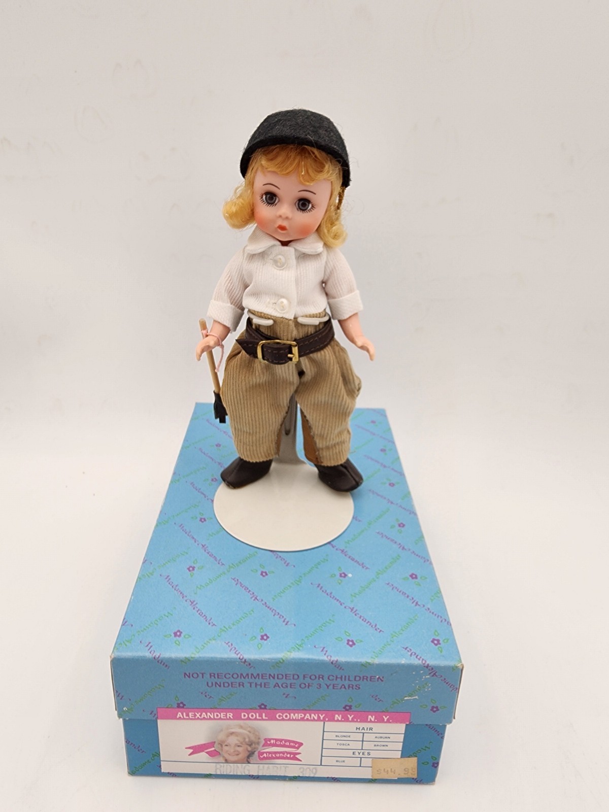 Madame Alexander Riding Habit #309 W/ Stand Tag and Original Box