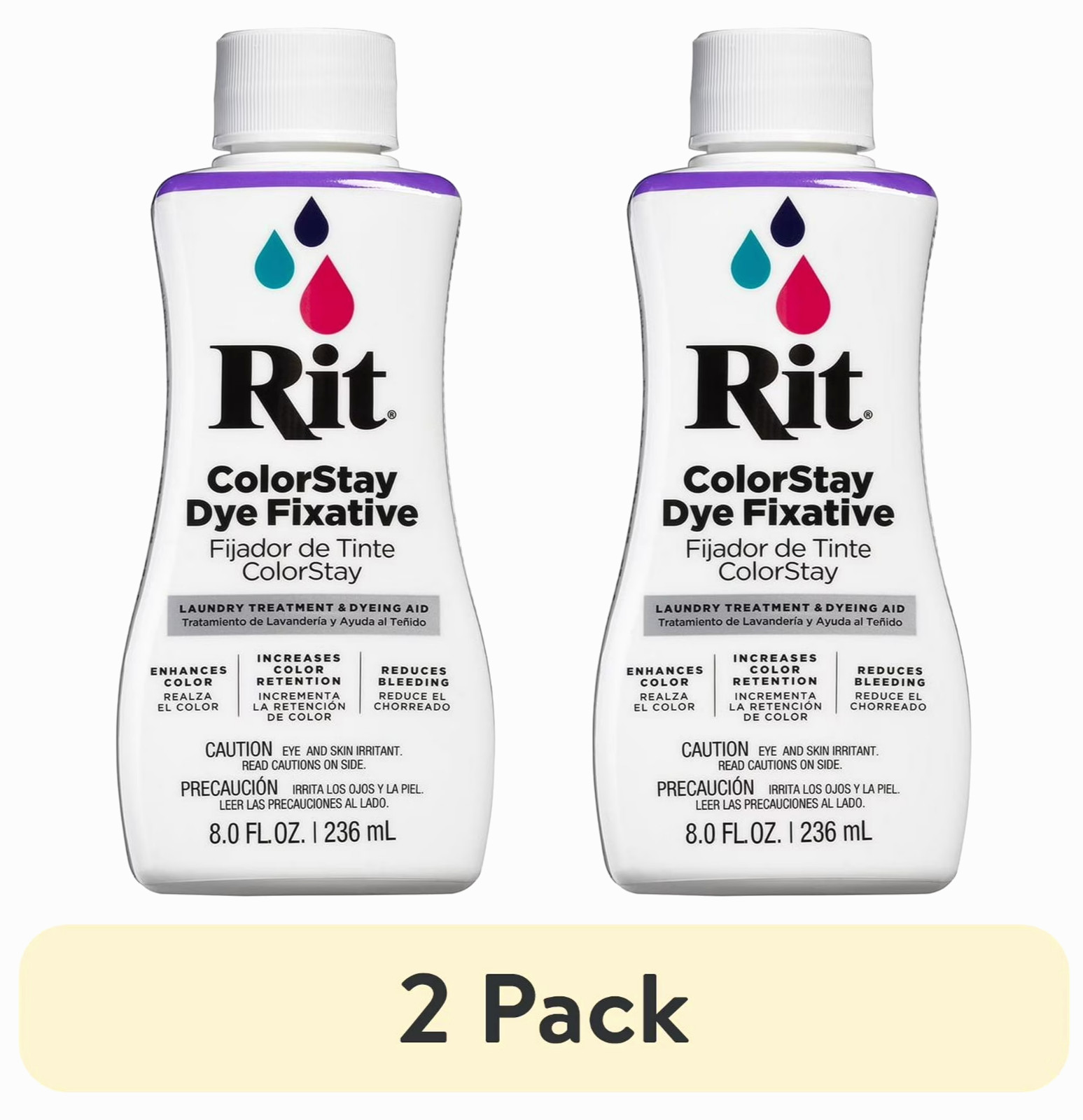 (2-pack) Rit Colorstay Dye Fixative, 8 fl. oz