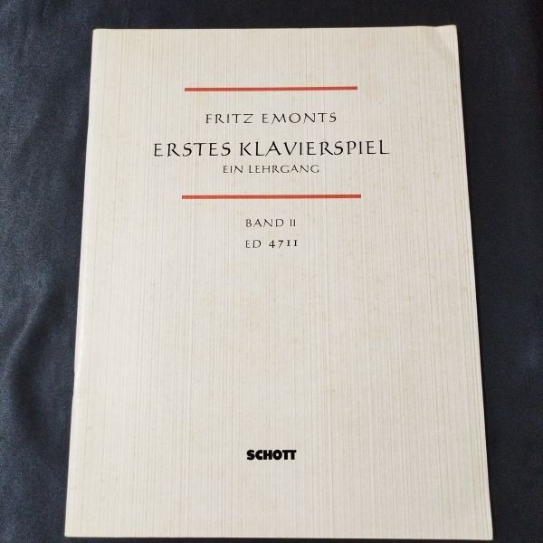 Sheet Music Piano Fritz Emmontz Elementary Piano Textbook Volume 2 Shelf NPA1 Sh