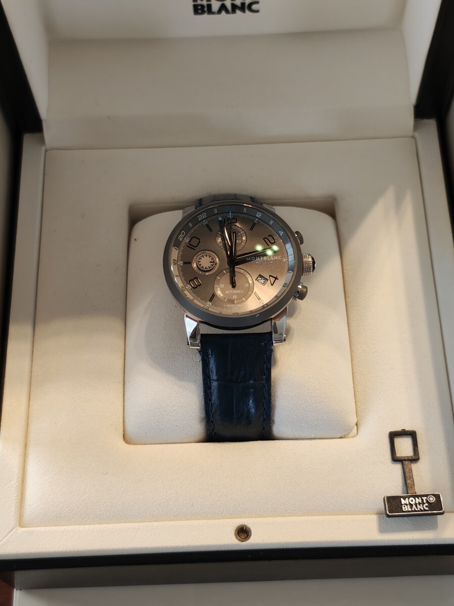 Montblanc Watch Automatic Chronograph Montblanc TimeWalker Date Gray Dial