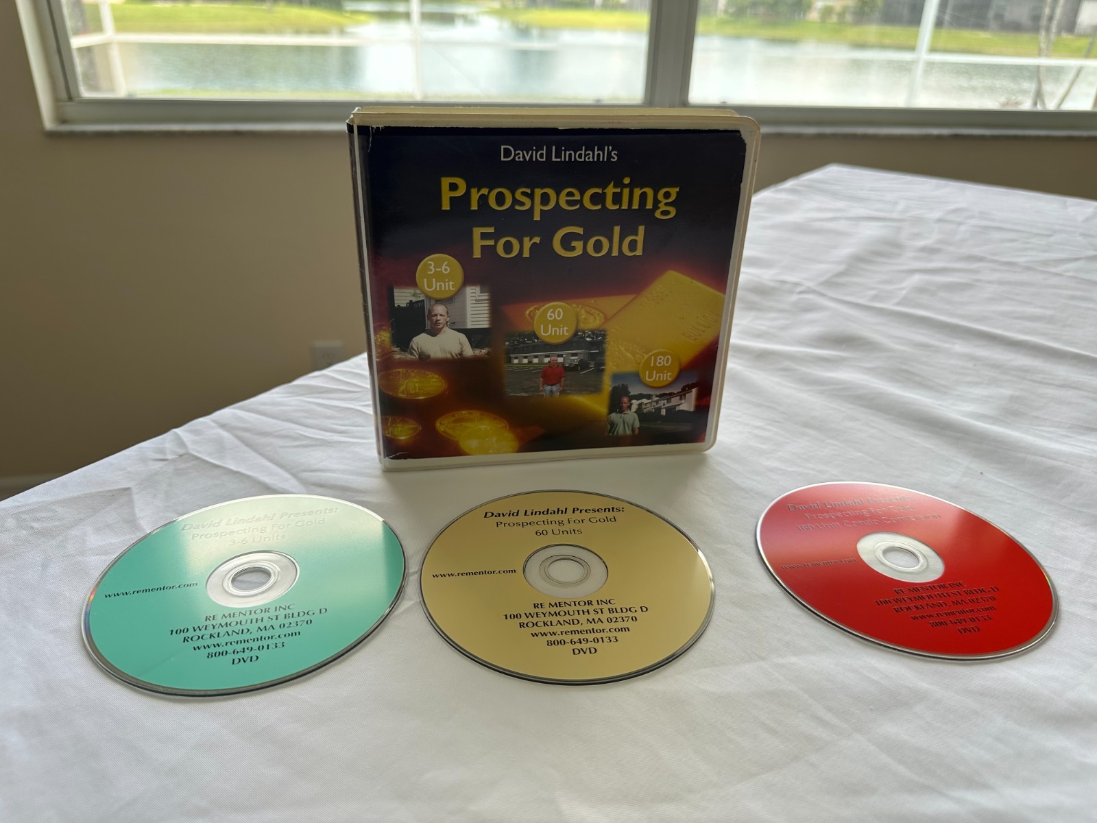 PROSPECTING FOR GOLD - REHAB CONDO REAL ESTATE COURSE BY DAVID LINDAHL - 3 DVDS!