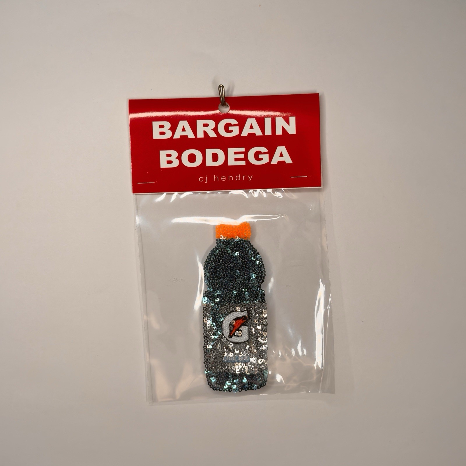 CJ Hendry Bargain Bodega Sequin Patch 2024 - Blue Gatorade
