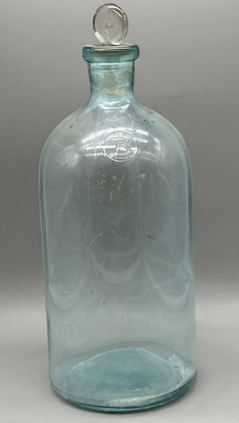 1900s J.T. Baker Chem Co Apothecary Jar Laboratory Pharmaceutical Heavy Glass