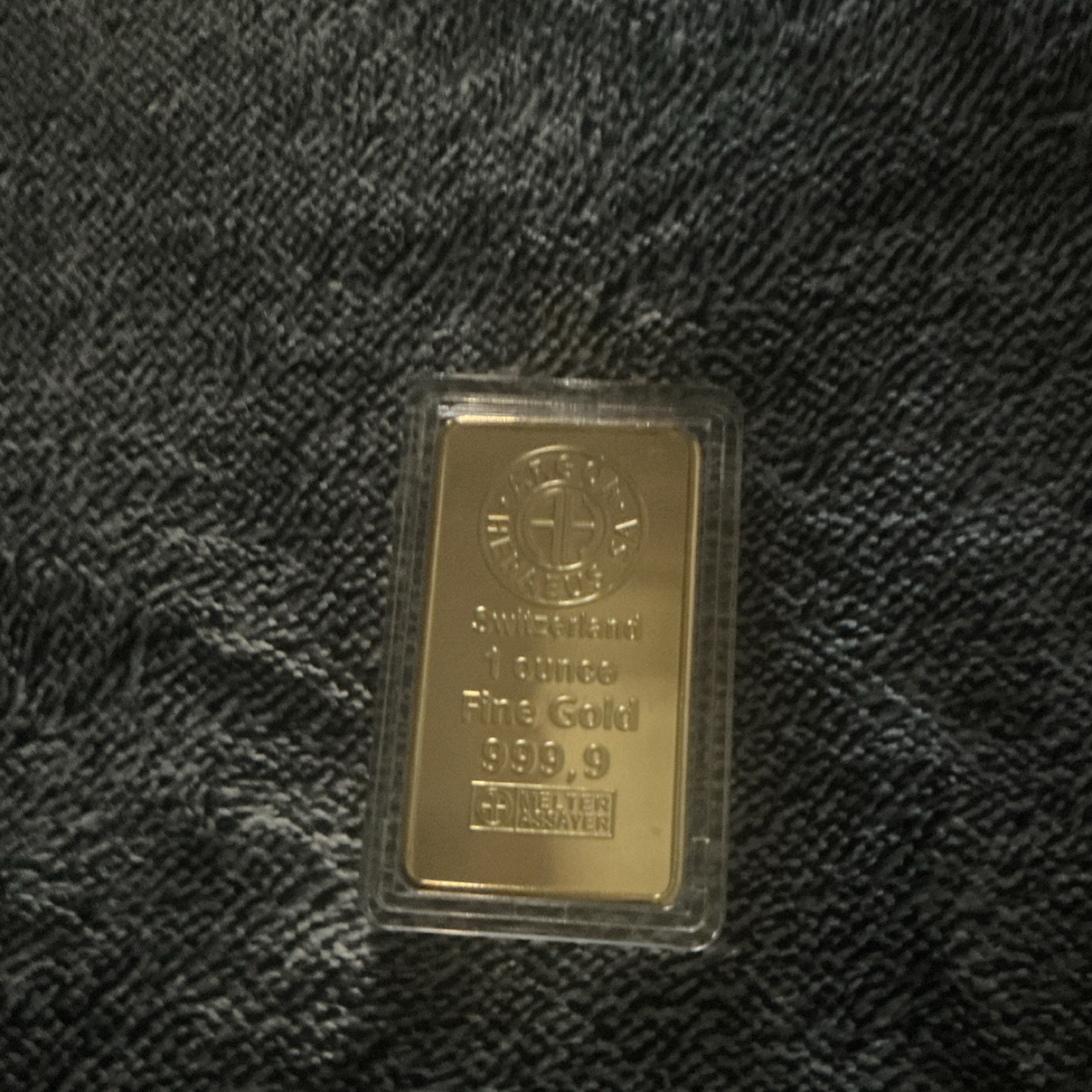 Argor-Heraeus 1 oz Gold Bar 999.9 Fine