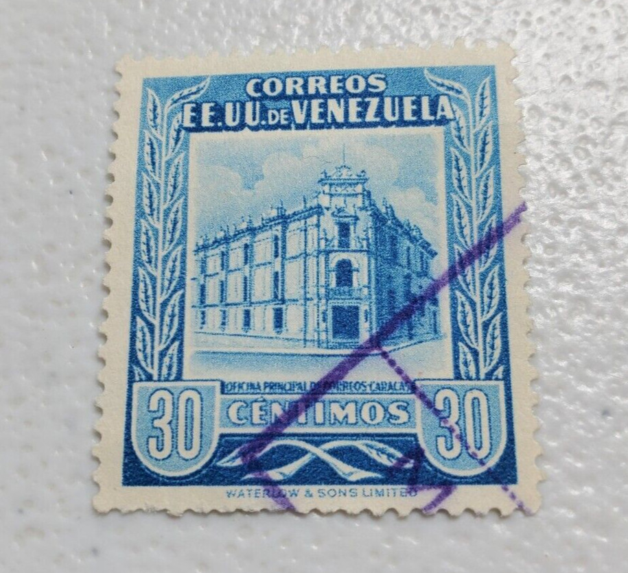 Caracas Post Office Postage Stamp 07/457