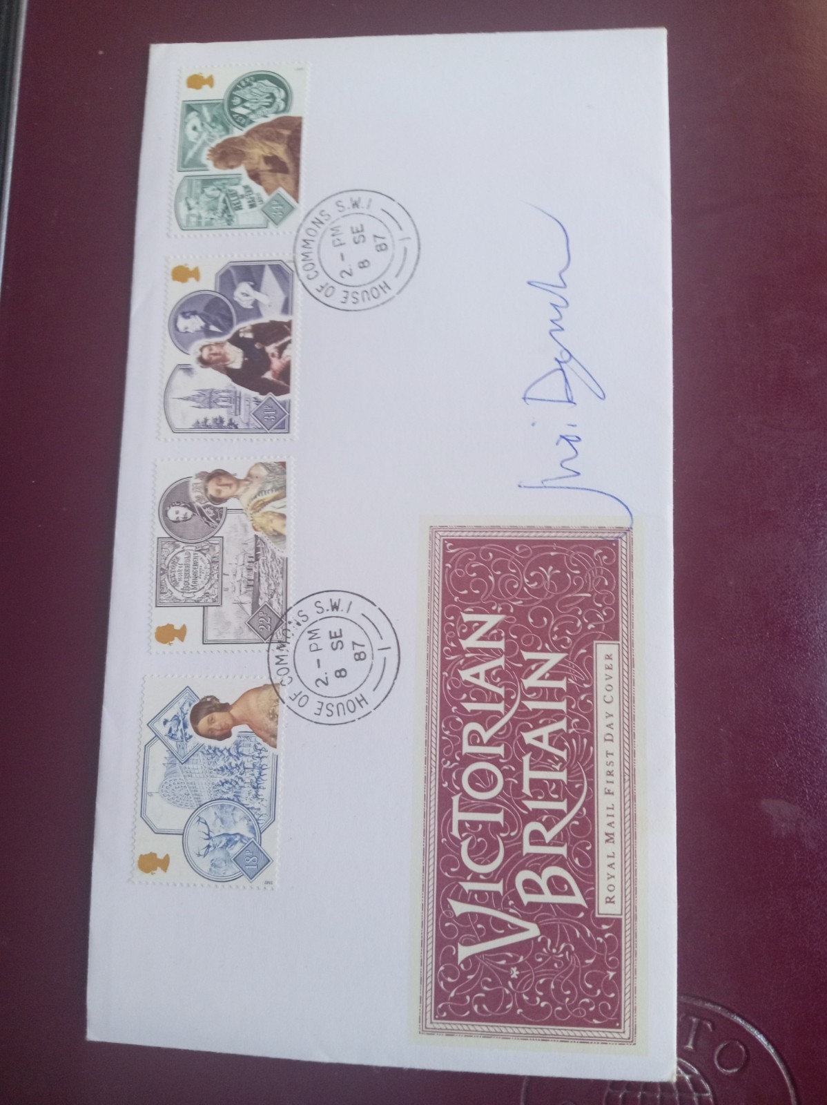 Judi Dench Victorian Britain Signed  First Day Cover