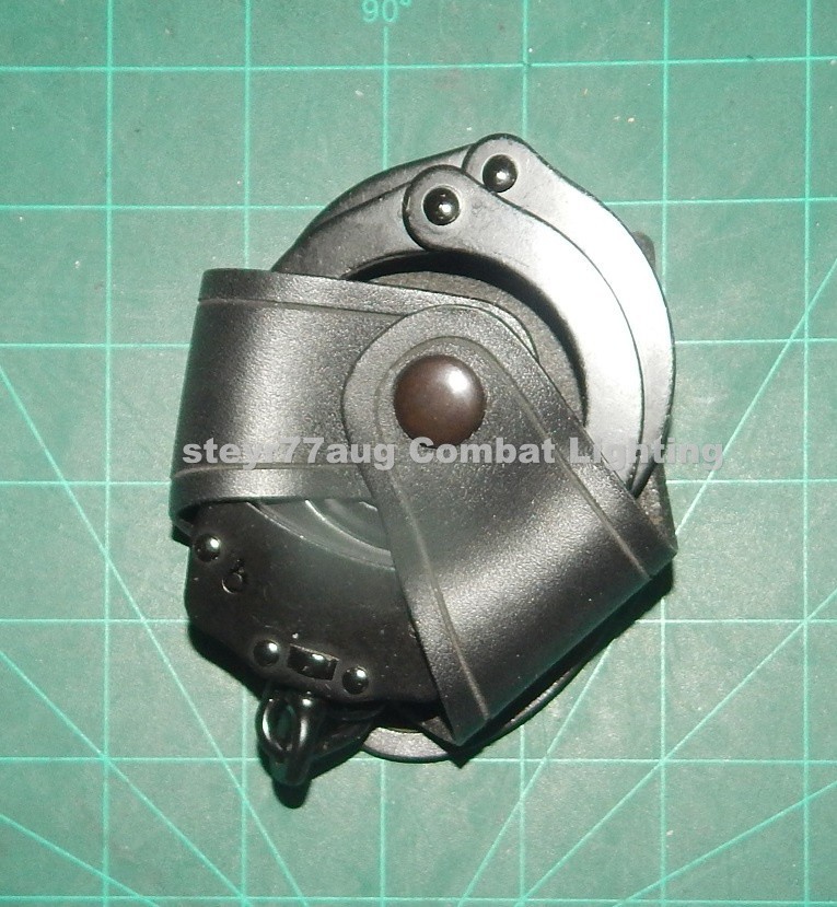 Aker H102-BP Leather Single Handcuff Case Pouch for Shoulder Holster or Belt