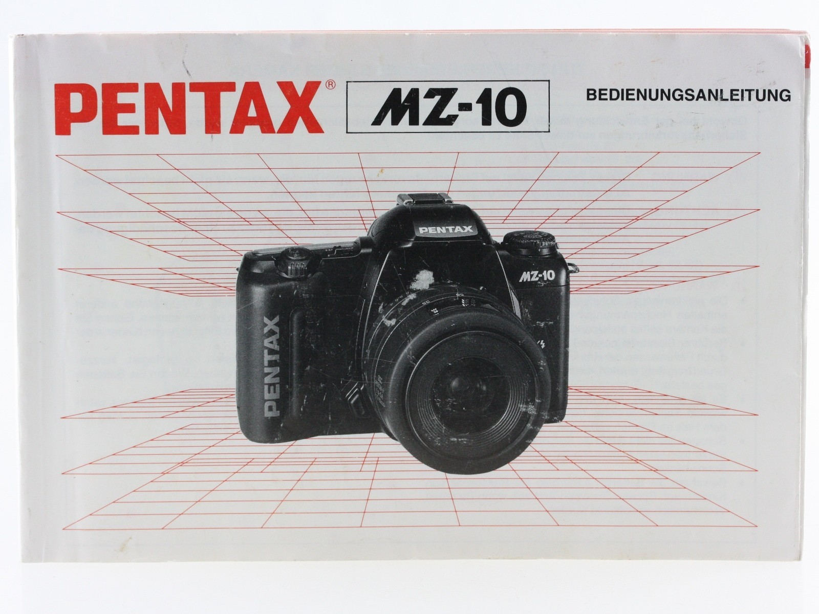 Manual Pentax MZ-10 MZ10 Mz 10 Guide