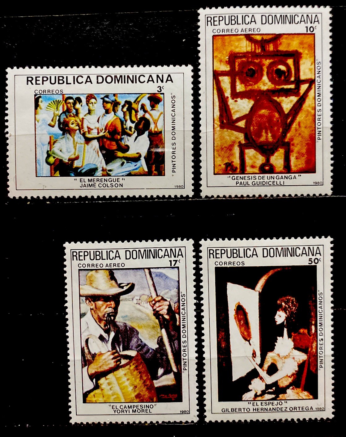 Dominican Republic 1980. SC# 836-837, C318-C319. MNH