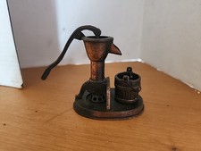 Durham Industries Metal Miniature Well Water Pump Bucket Doll House Vintage 1976