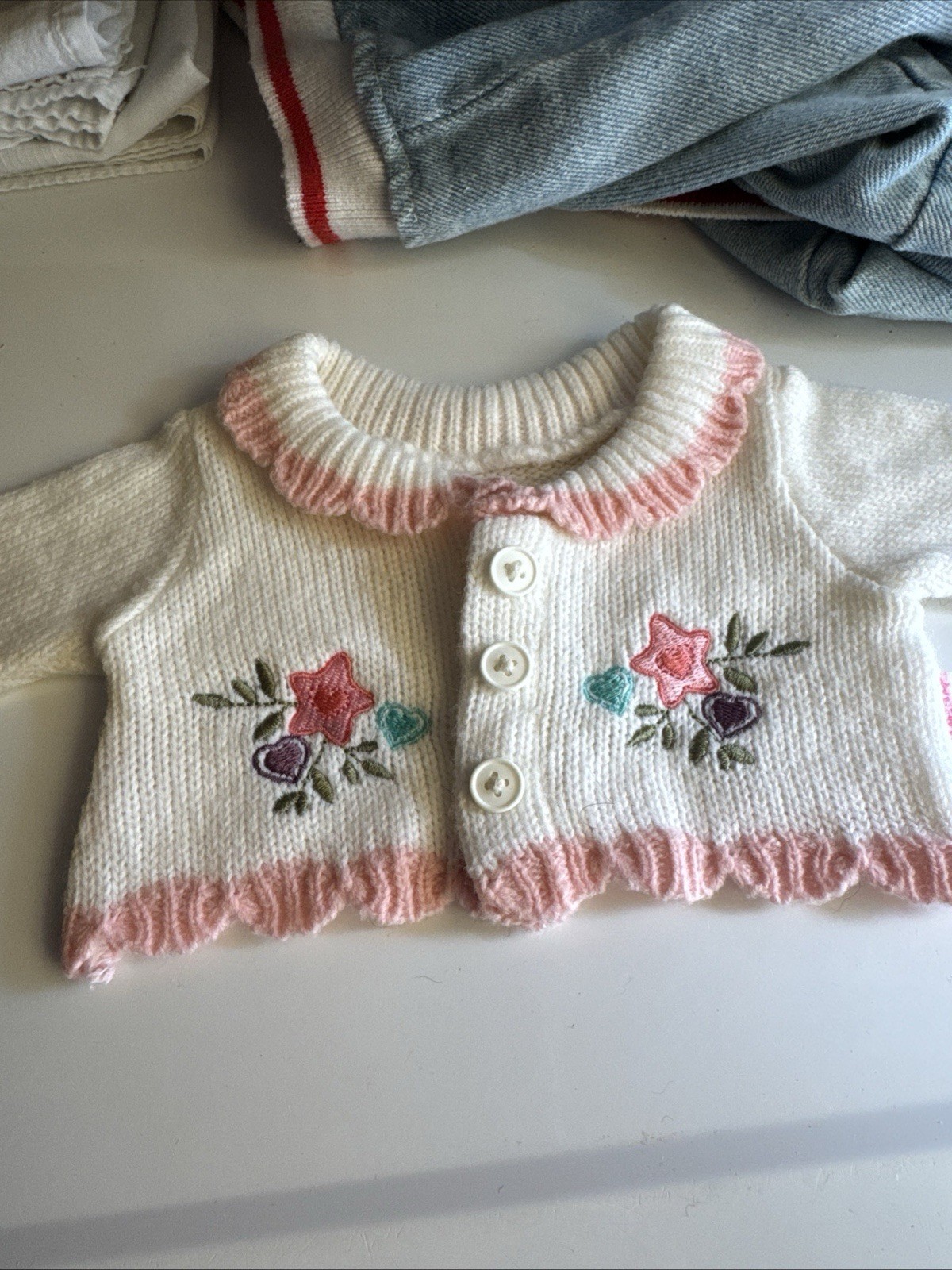 American Girl Bitty Baby Deluxe Layette Sweater Replacement 2013