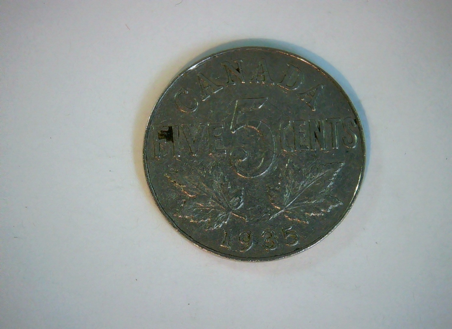 Canada 1935 5 Cents George V 5 Cents Coin
