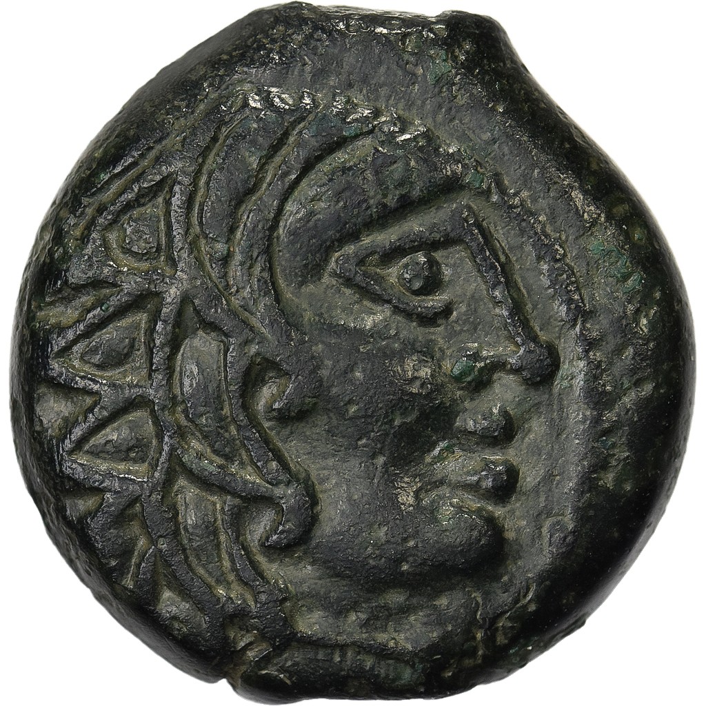 [#1508131] Carnutes, Senones, Bronze à l'aigle, 1st century BC, Bronze, AU