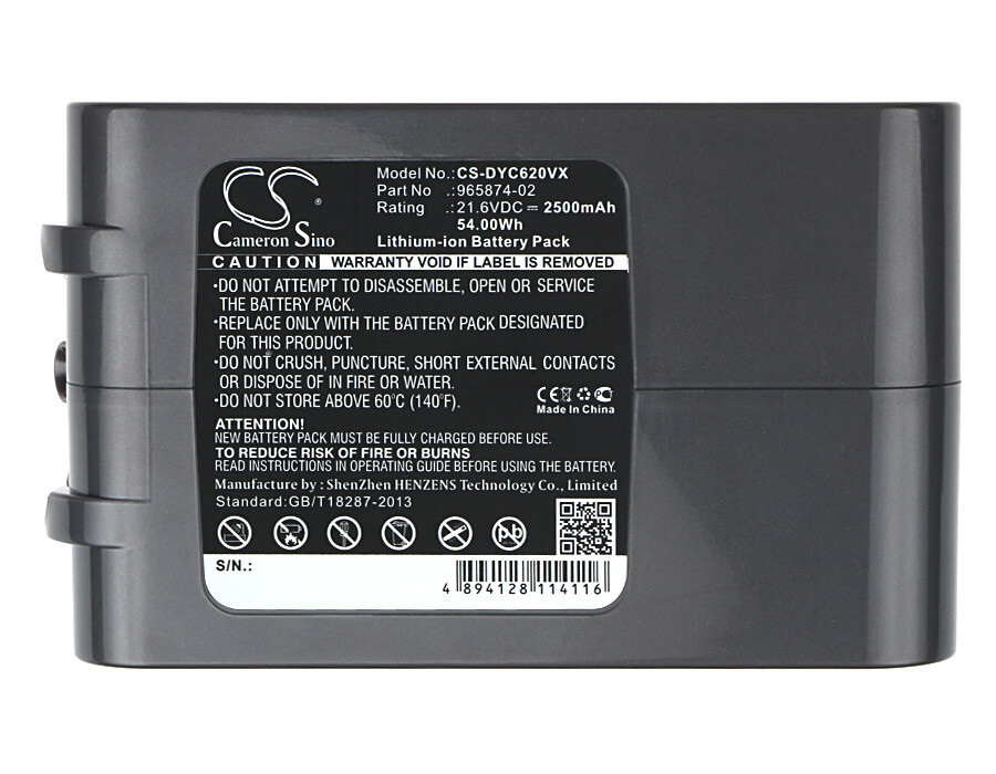 BATTERIE 2500mAh Type 965874-02 For Dyson Absolute DC58 DC61 DC62 DC72 DC74