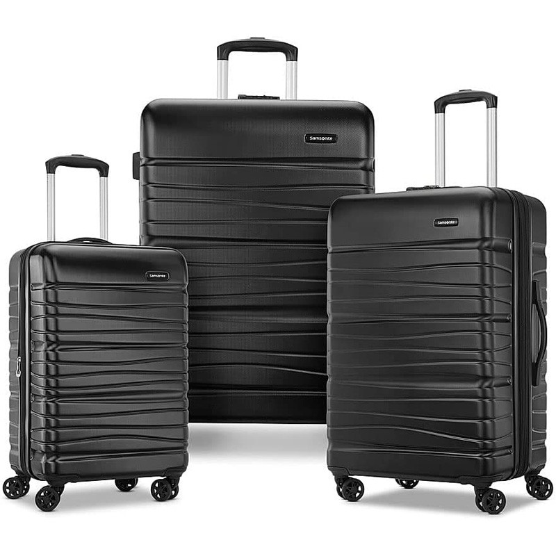 Samsonite Evolve SE 3 Piece Spinner Luggage Set, Bass Black (145796-1027)
