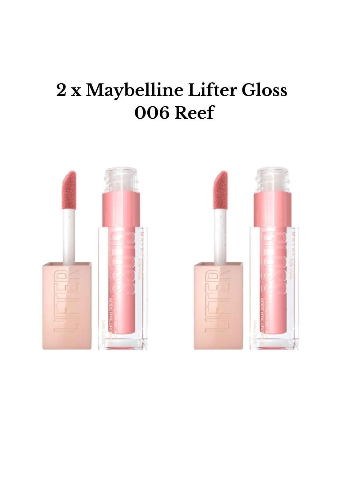 Maybelline Lifter Gloss Lip Gloss Duo Set – 006 Reef – New