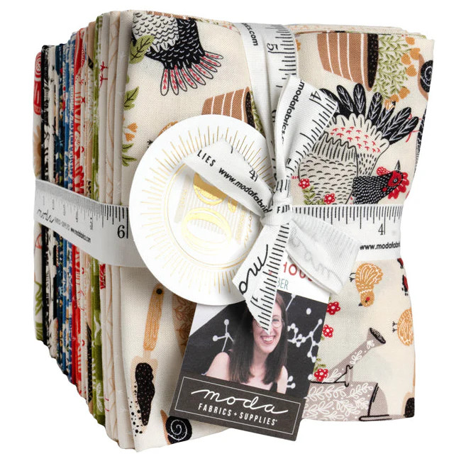 Moda - The Henhouse Fat Quarter Bundle by Gingiber 33 pcs