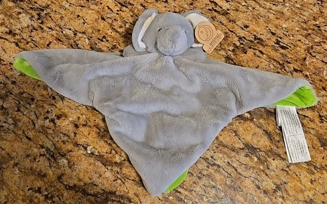 animal adventure elephant Security Blanket Lovey