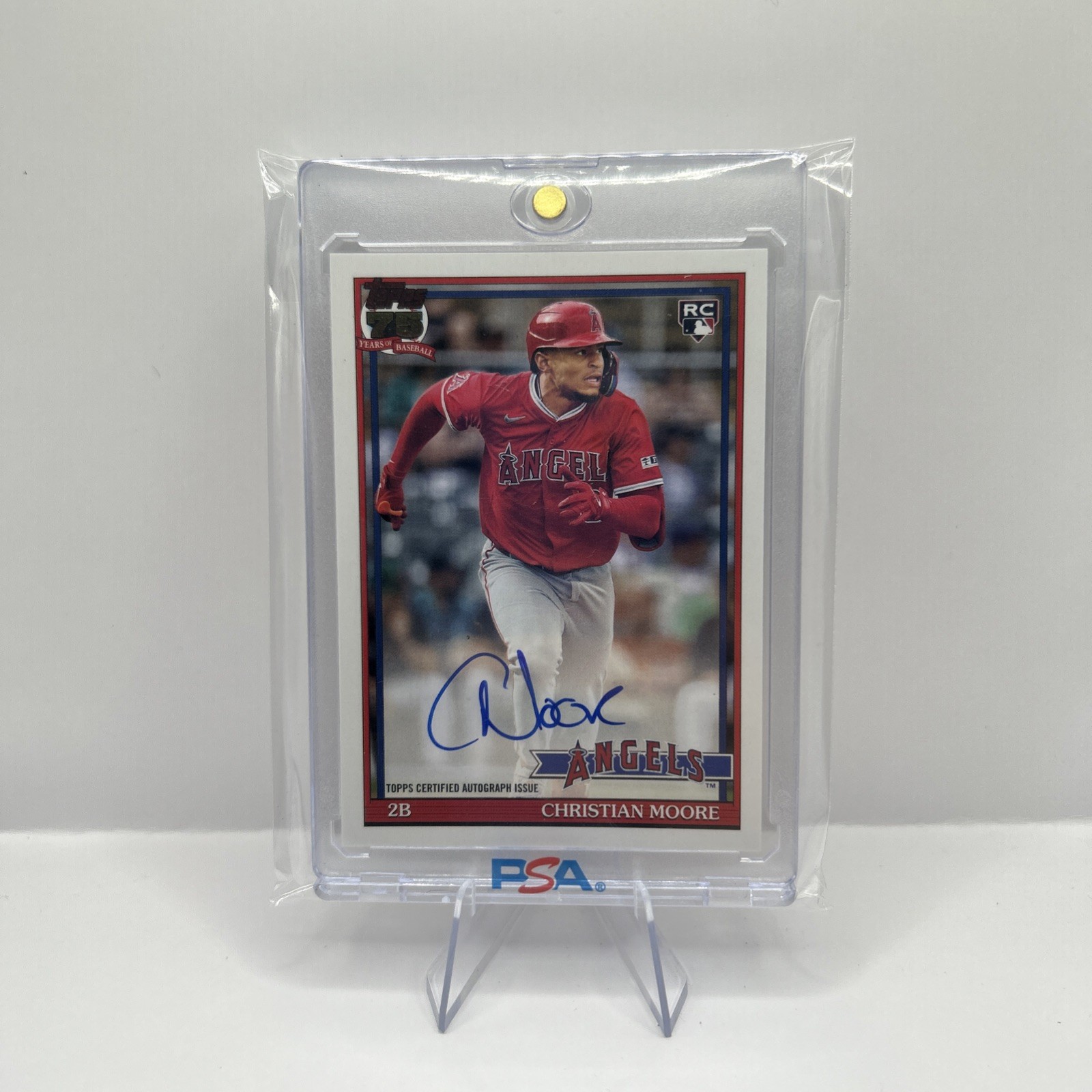 2026 Topps Series 1 Christian Moore Auto 75th
