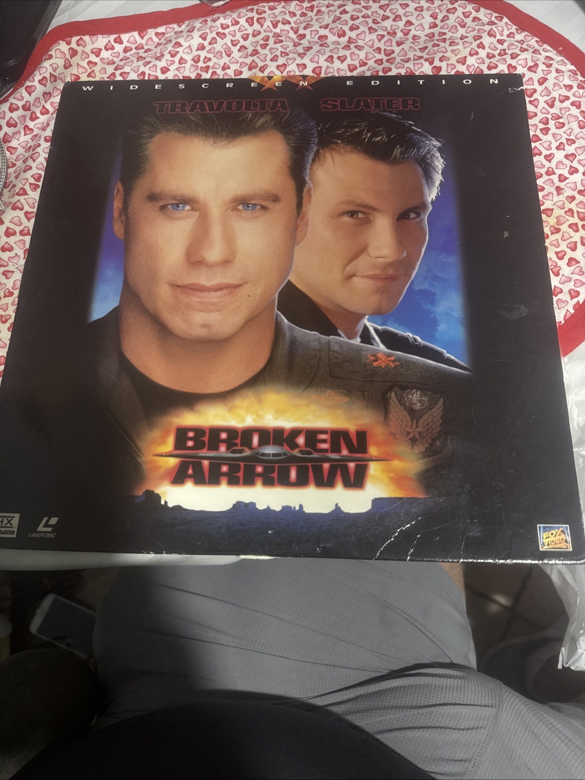 Broken Arrow Widescreen Edition Laserdisc 1996 John Travolta/Christan Slater