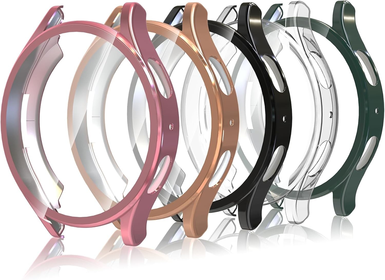 5 Pack Soft Screen Case for Samsung Galaxy Watch 7 44mm HD Clear Protection