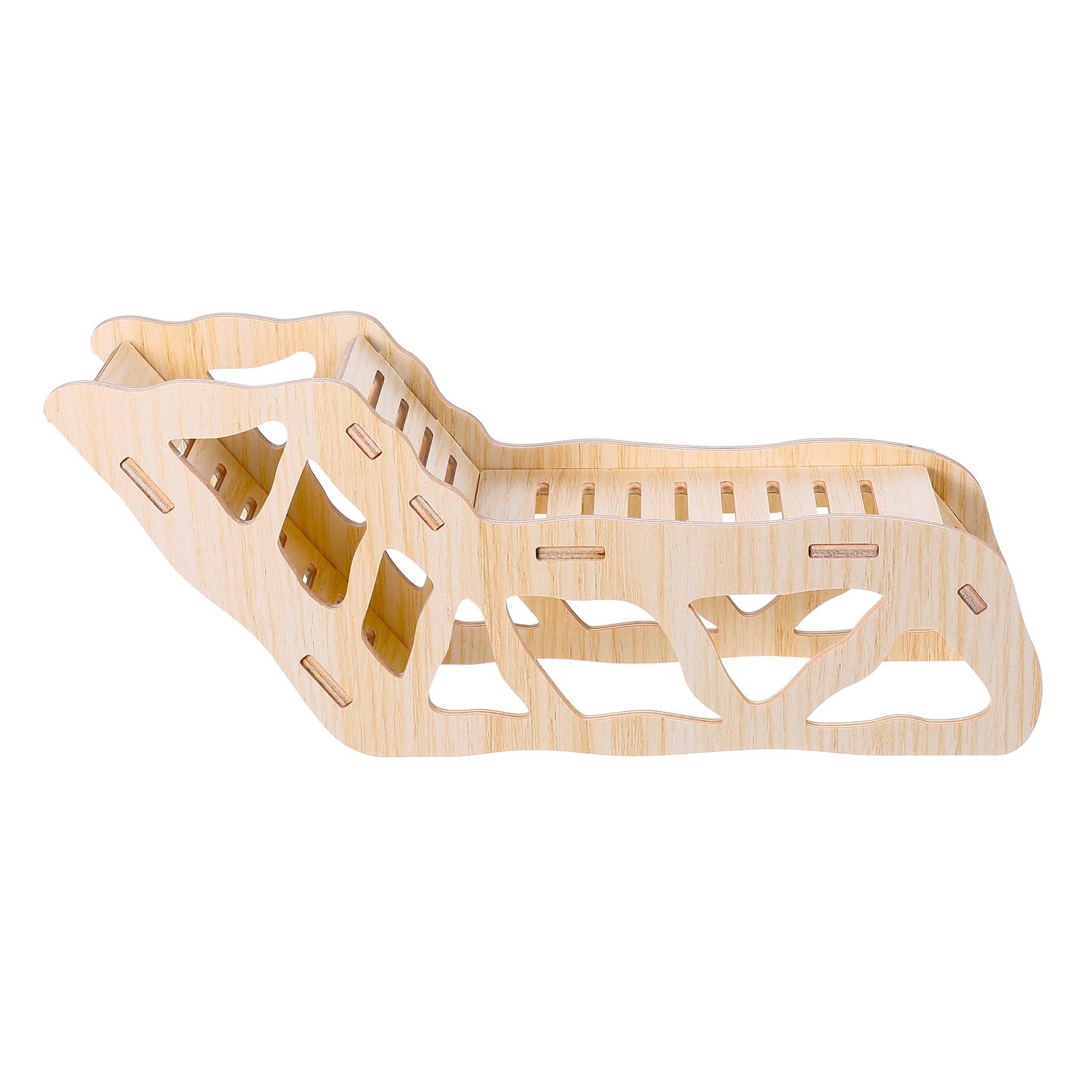 DOPENSPI Wooden Hamster Tunnel, Versatile Hideout and Wood 