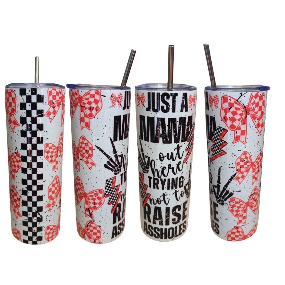 Mama Funny 20oz Skinny Tumbler Iconic Design