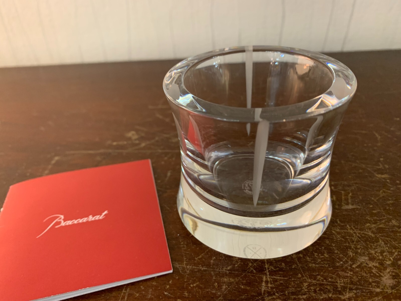 Baccarat Crystal Candle Holder Model 1