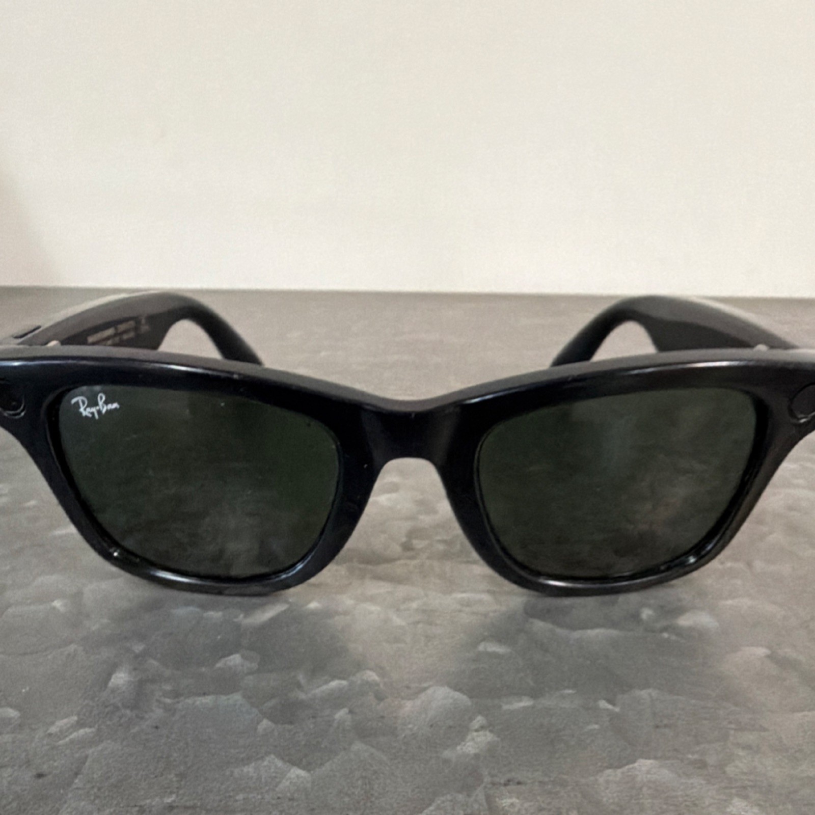 Ray-Ban Wayfarer Black Smart Glasses with Bluetooth Connectivity