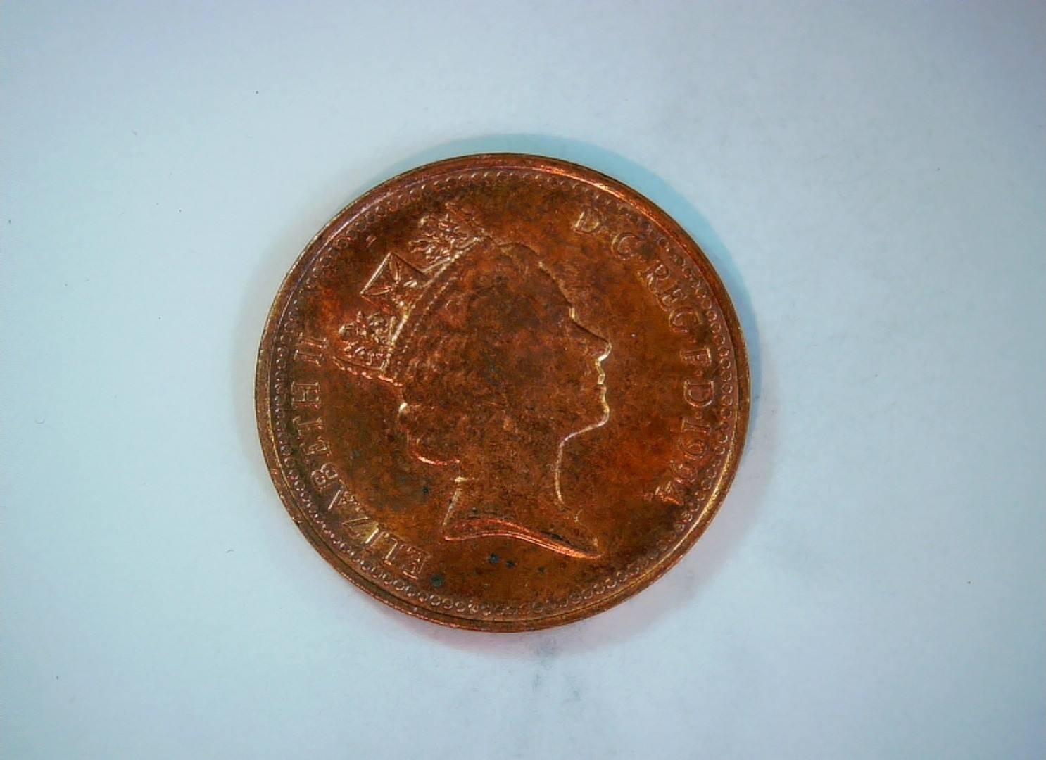 United Kingdom 1994 1 Penny Elizabeth II One Penny (Portcullis reverse) Coin