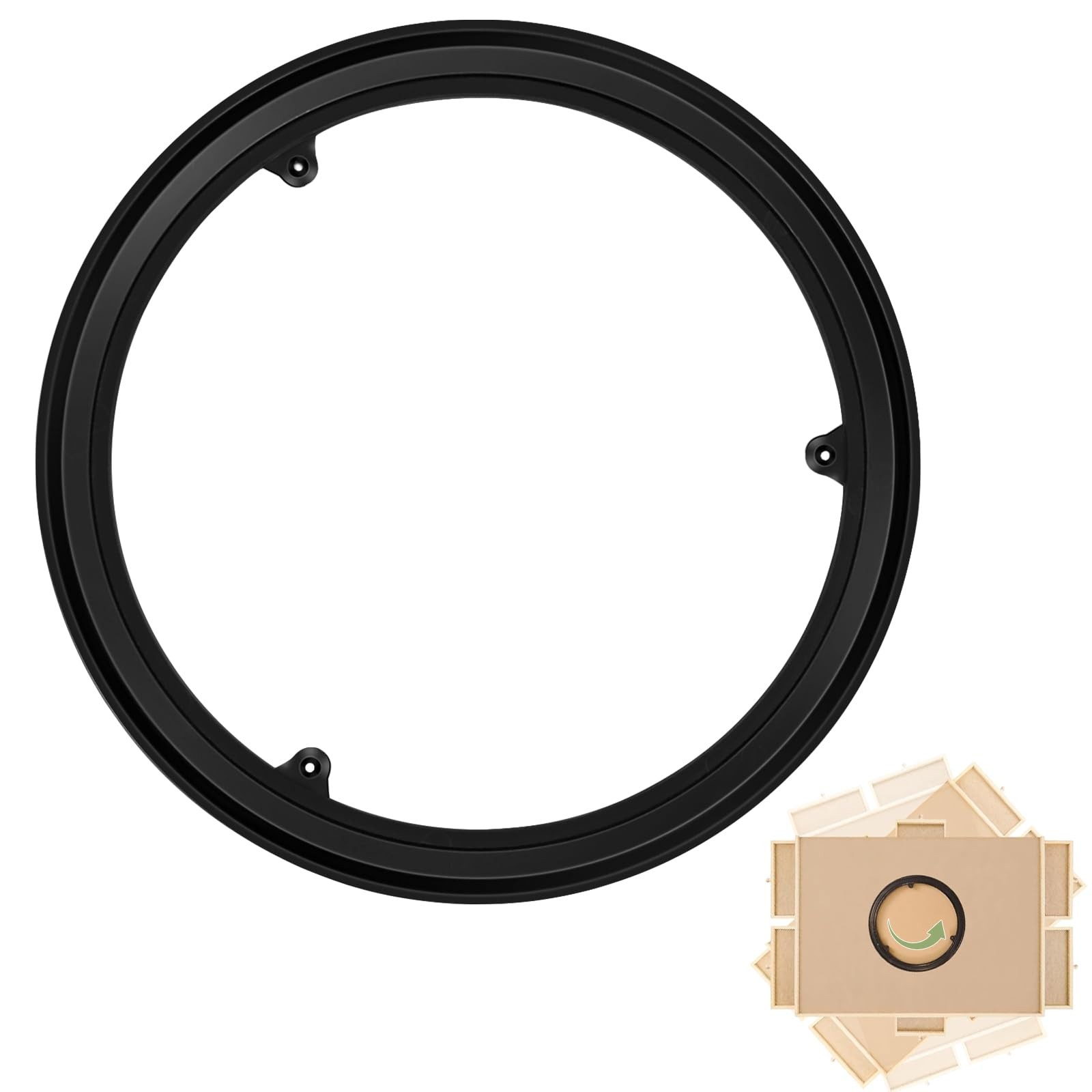 Rotating Puzzle Board Base - 360° Rotating Turntable for Puzzles 1000/1500 Bl...