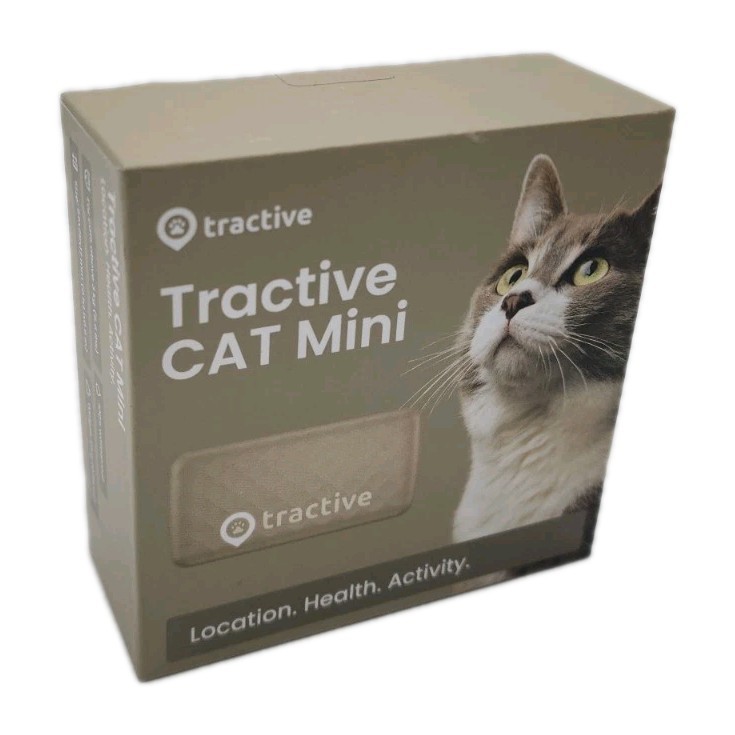 Tractive Mini GPS Waterproof Cat Tracker (6.6 lbs+)