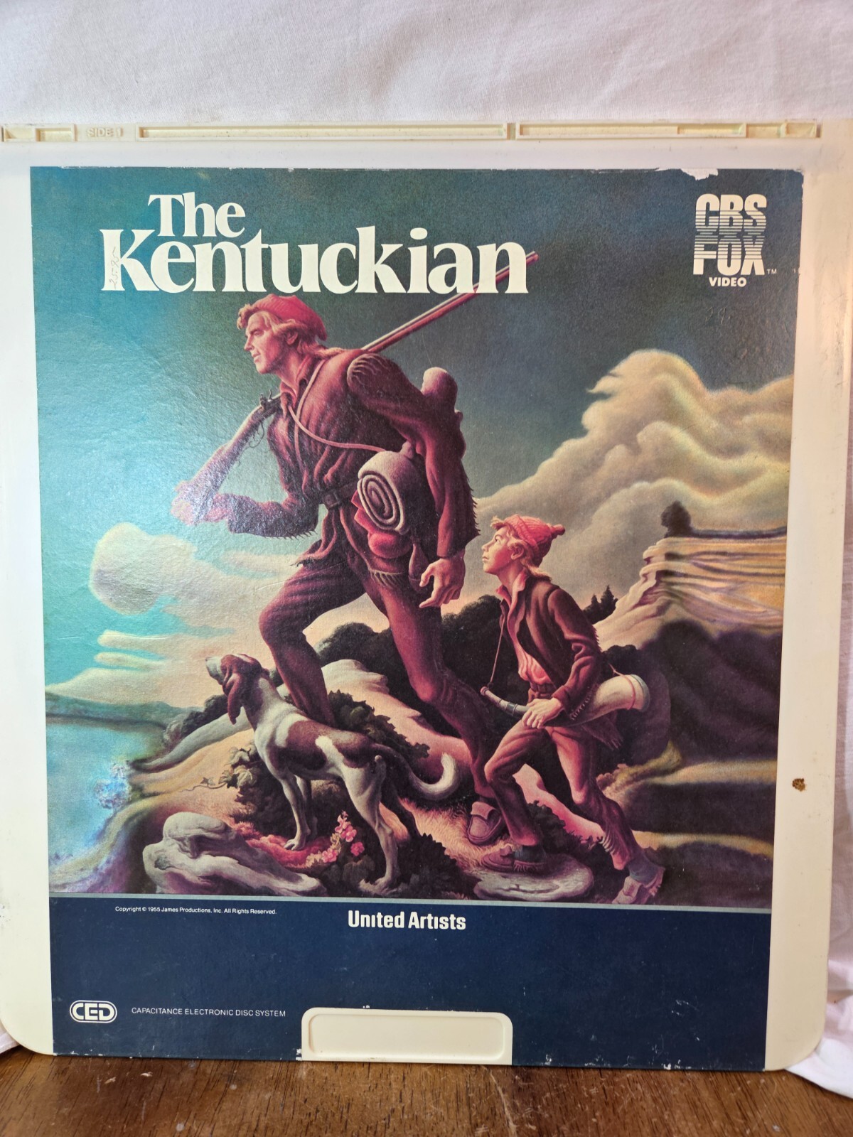 The Kentuckian  CED RCA SelectaVision VideoDiscs Movie
