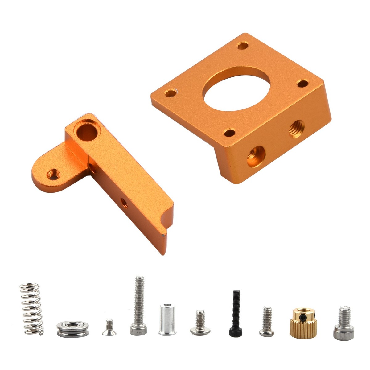 MK8 Extruder Aluminum Block Right Left Hand For 1.75mm Filament 3D Printer h