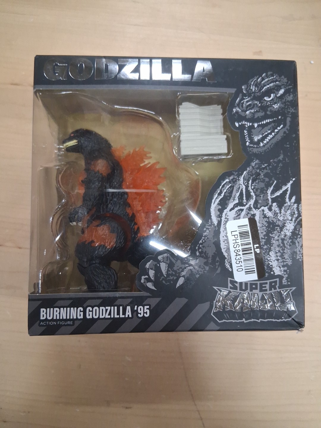 Super7 Toho Super Kaiju Burning Godzilla 1995 Action Figure New Sealed
