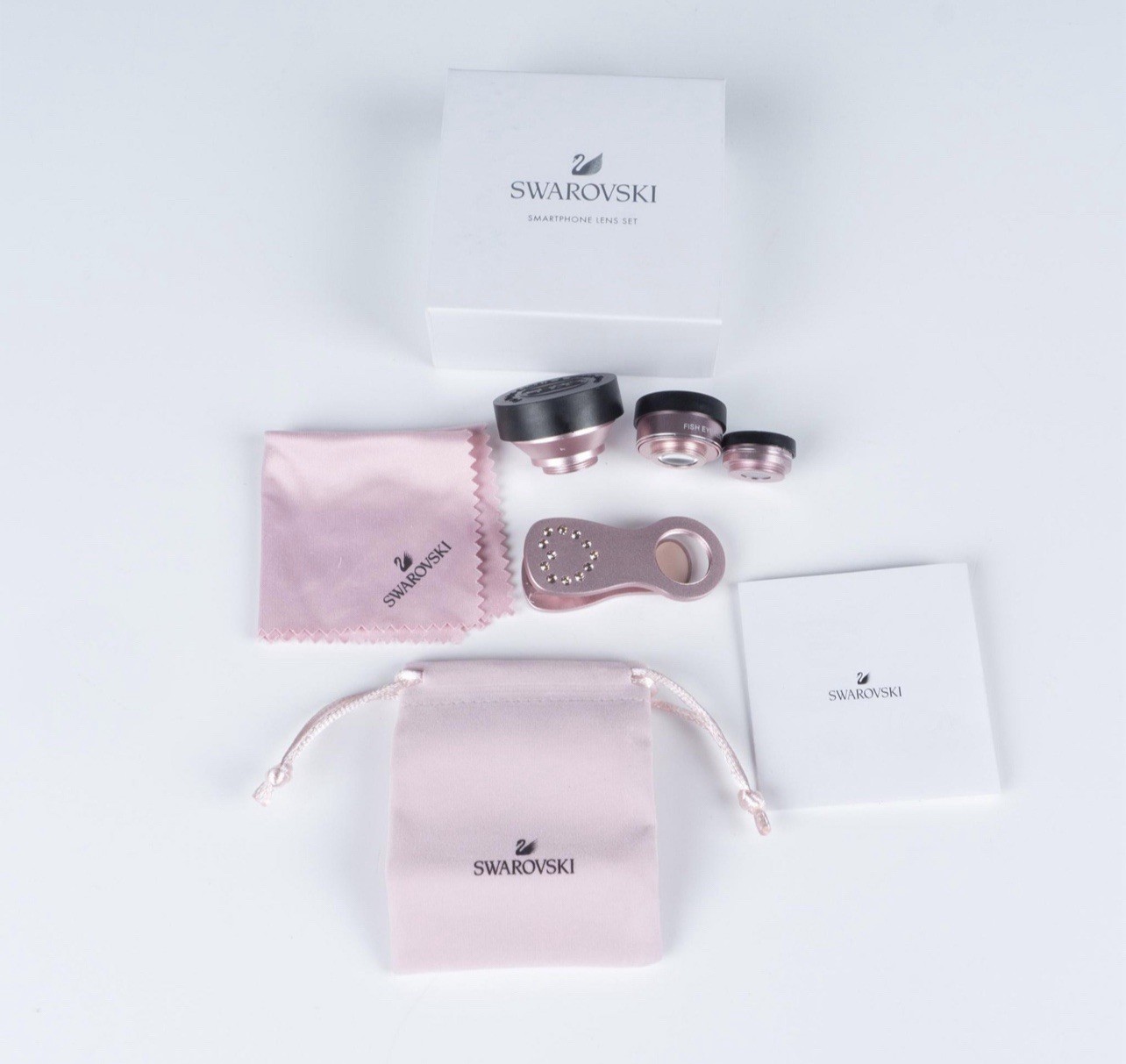 SWAROVSKI Pink Crystal Smartphone Lens Set Boxed 5493075 MIB