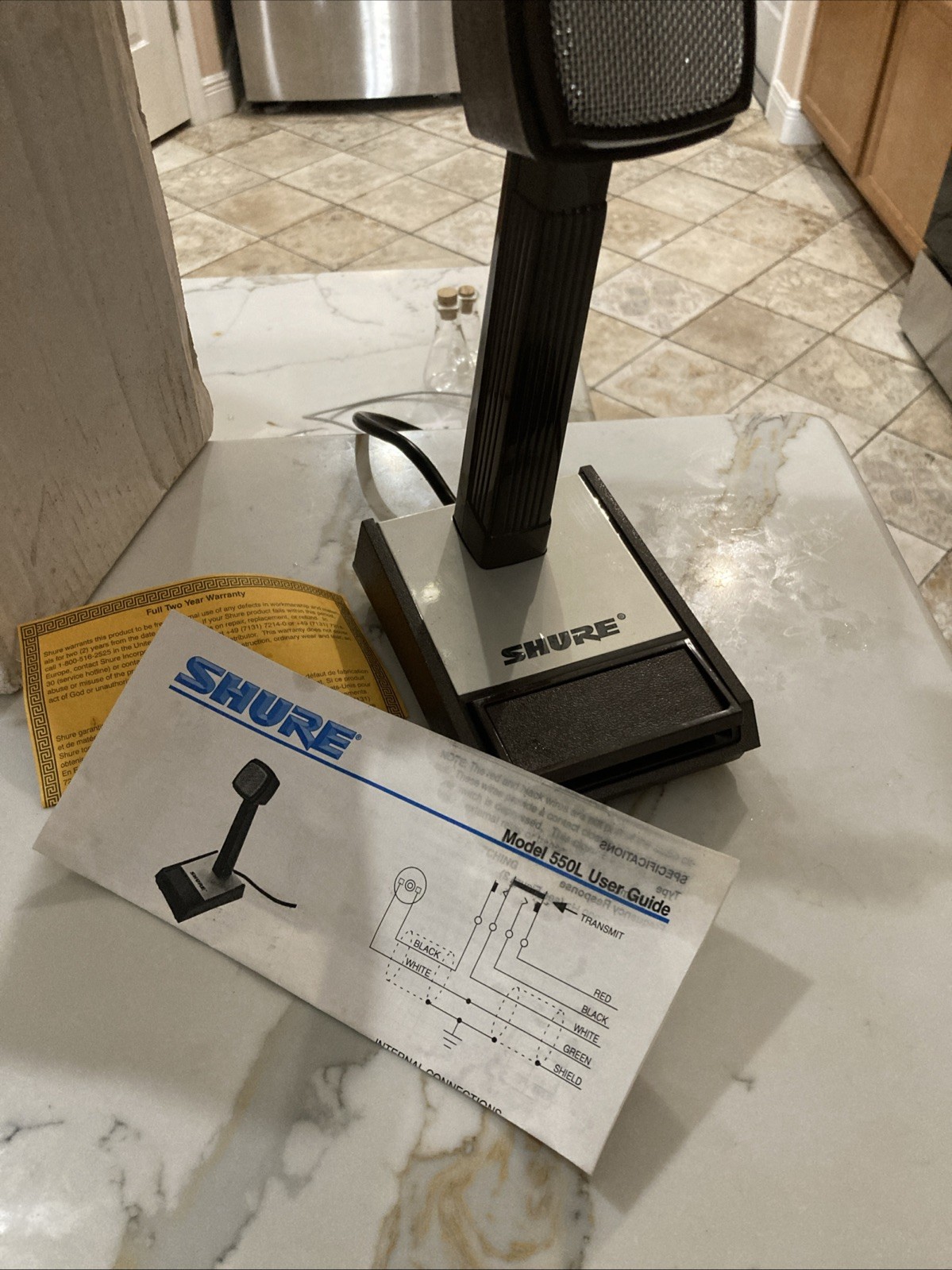 Shure 550L Dynamic Microphone New